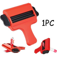 Presse-tube de dentifrice - Non spécifié - Rouge - Plastique ABS - Compact - Réutilisable