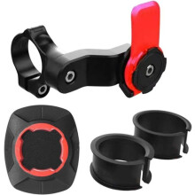 Support de téléphone pour vélo - Amortisseur de vibrations pour moto - Noir, Universel - pour smartphones de 4,7 à 7,2 pouces