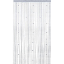 Deurgordijn met zilveren kristallen kralen 100 x 200 cm, kamerschermgordijn voor deur, muur, raam, bruiloft, café, thuis LSZFBA 95