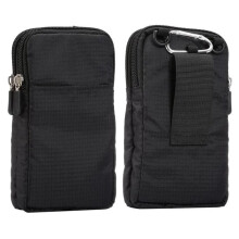 Étui de téléphone universel en bandoulière pour téléphones de 6,3 à 6,9 pouces avec passant de ceinture élastique, idéal pour le camping