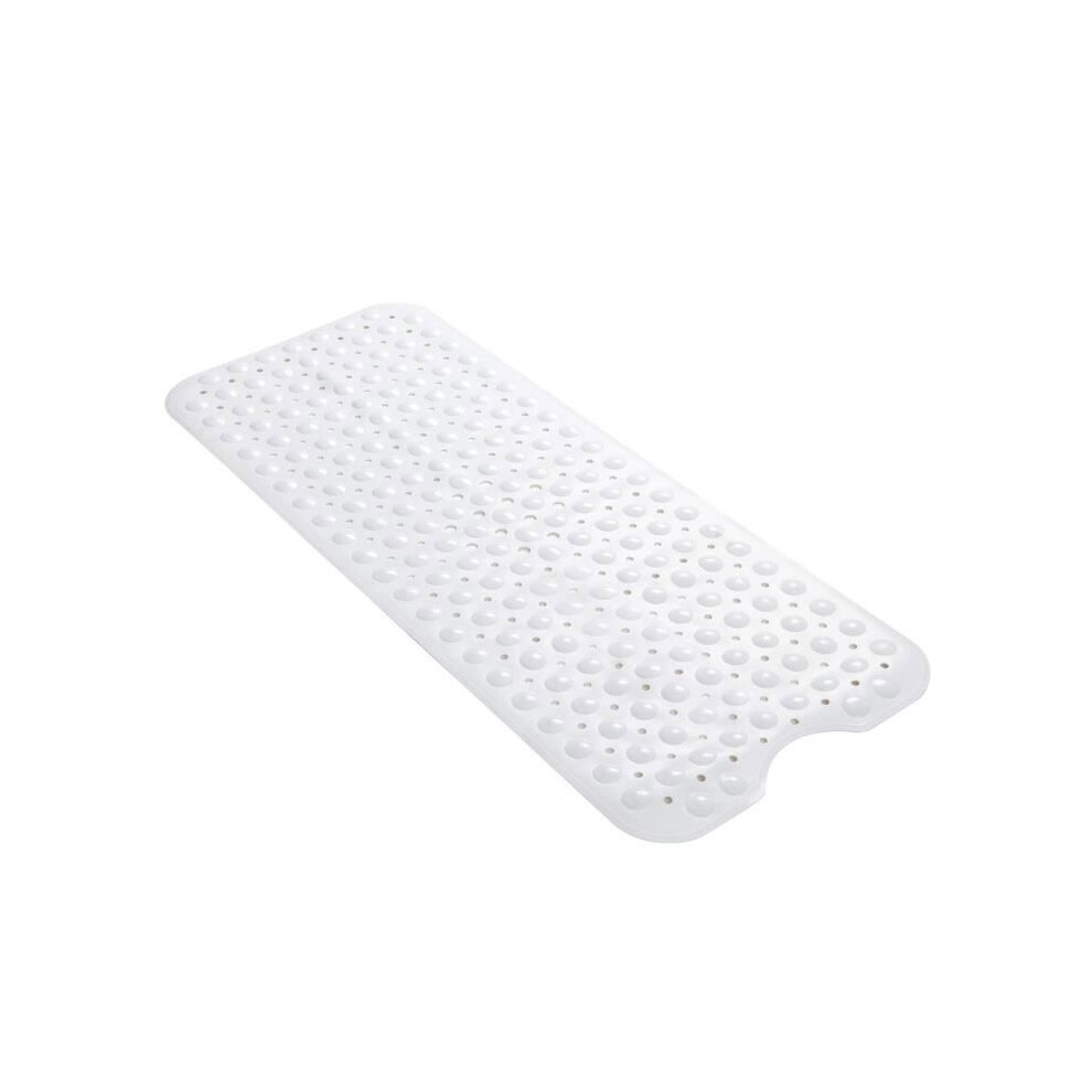 Aihontai Kenlumo Non-Slip Safety Bath Mat 100 X 40 Cm Anti-Slip Mat For Bathtubs And Showers, White