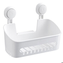 Étagère de douche à ventouses, étagère de salle de bain, panier de douche sans perçage, charge maximale 10 kg
