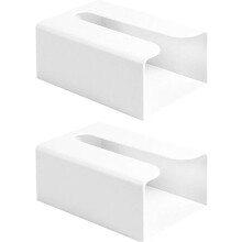 Set mit 2 Taschentuchboxen, Papierhandtuchspender, für Badezimmer, Küche, Toilette, Büro