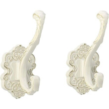 Wall-mounted hood hook, decorative towel hook, sturdy aluminum hood hook for hanging coats,