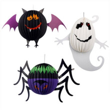 Halloween 3D Spook Pompoen Heks Hangende Decoratie Spookhuis Decoratie