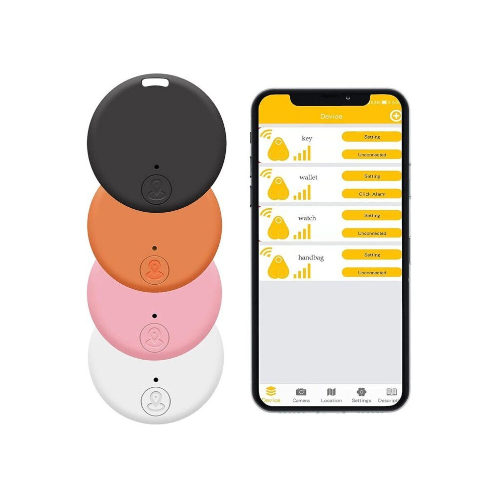 4Pcs Wireless Item Locators, Key Finder Anti-Loss Phone Finder Alarm Key Finder, Locator And Sound Tracker 9149891809437