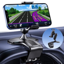 Support de téléphone pour voiture, ventouse rotative à 360, fixation pour tableau de bord pour iPhone et smartphone Samsung