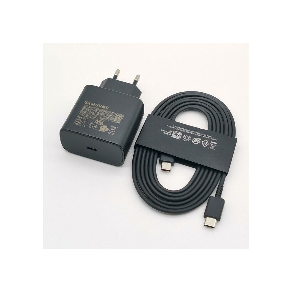 For Samsung - 45W Super Fast Charger, 1.8M Adapter, Type-C For Galaxy S24, S23, S22, S21, S20, Note 20 Ultra, 10 Z 9149891809994