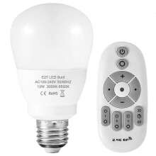 E27 dimmbare LED-Lampen AC85-265V 12W mit Funkfernbedienung