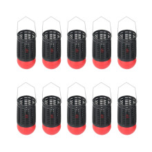 10 stuks Vissen Lokken Mand Badminton Type Nestapparaat-S