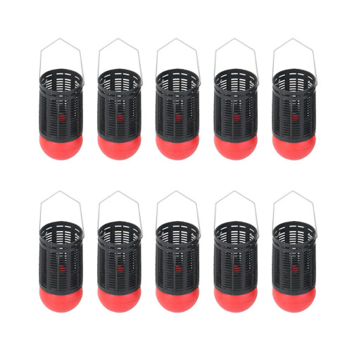 10Pcs Badminton Typ Nesting Gerät Angeln Locken Korb Käfig-S