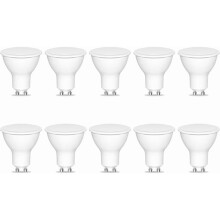 GU10 LED-lamp, koel wit, 7W equivalent aan een 70W halogeenlamp, 720LM, LED-spotlampen, niet dimbaar, verpakking van 10