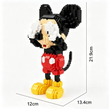 (Mickey Mouse)Mickey Mouse Pato Donald Lotso Panda Micro Partículas Bloques de Construcción Ornamento Educativo