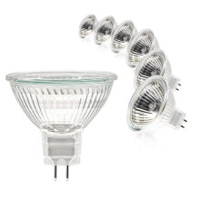 MR16 spotlamp, 12V 35W lamp, GU5.3 dimbare MR16 lamp, 2-pins warm wit 2700K halogeenlampen, verpakking van 6