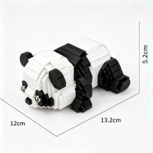(Big Stretch Panda)Mickey Mouse Pato Donald Lotso Panda Micro Partículas Bloques de Construcción Ornamento Educativo