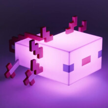 PALADONE MINECRAFT LAMP AXOLOTL - VIJF KLEUREN - MINECRAFT LAMP