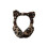 Lightweight Elastic Ear Warmers With Leopard Theme-khaki 1