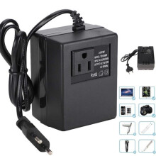 Voltage Converter - 300W - AC 220V to 110V - EU Adapter - Compact and lightweight