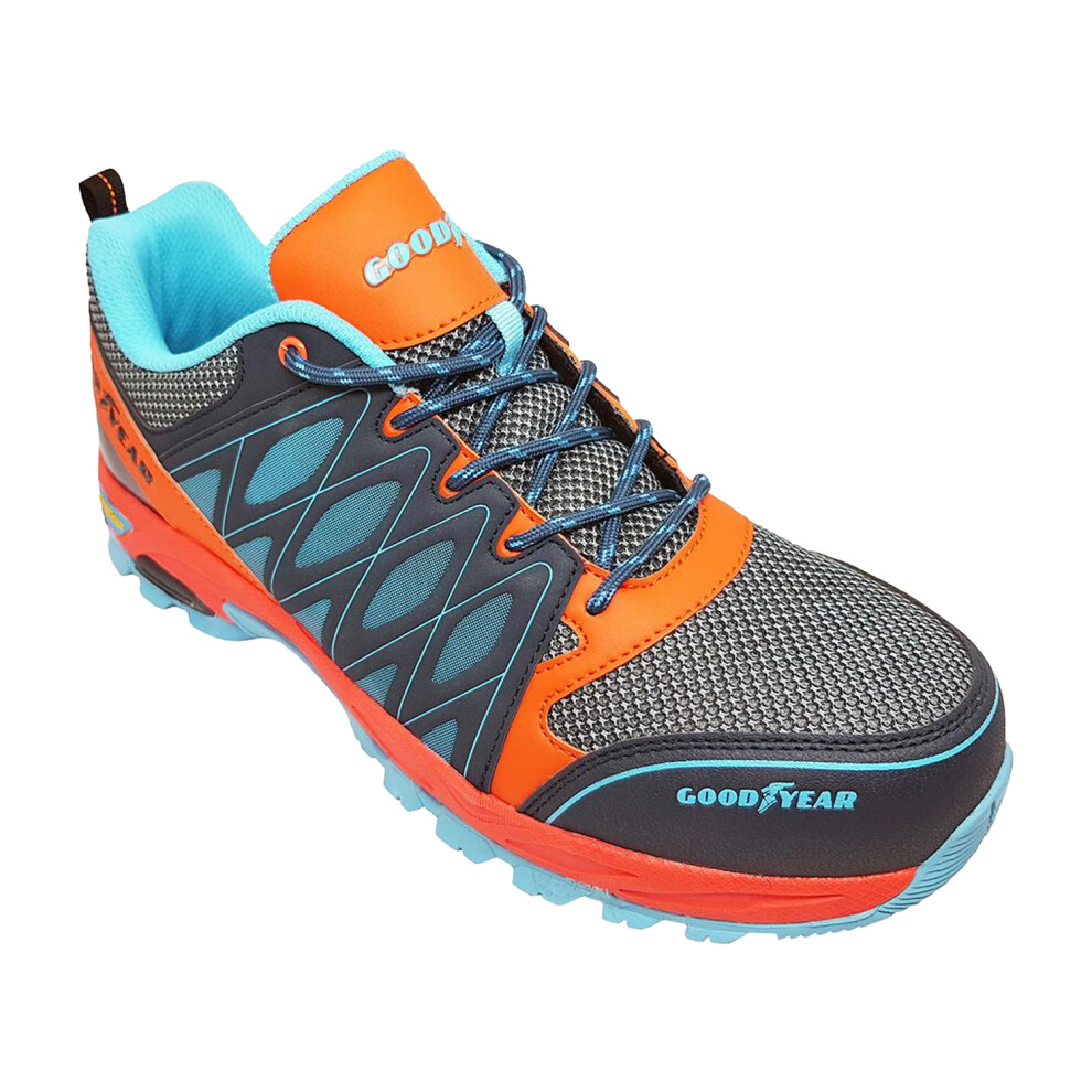 (11 Uk, Multicoloured) Goodyear Mens Perforated Safety Shoes 5063652208052