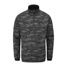 (L, Black) Farah Mens Parker Camouflage Showerproof Jacket