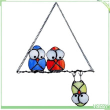 Hanglamp - V GEBY - Veelkleurige uil - Zinklegering - 25 x 18 cm - Wanddecoratie