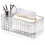 Tissuebox en bureau-organizer, rechthoekige tissuebox, transparant 1