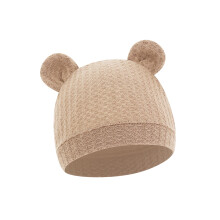 Infant Beanies Waffles Knit Fabric Lightweight Whole-Khaki