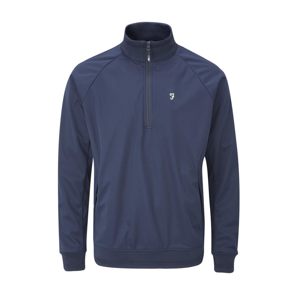 Farah (Xxl, Regatta Blue) Mens Kala Quarter Zip Jacket