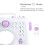 KEKE-505 Electric Sewing Machine, Double Thread Sewing, Automatic Adjustable Stitching, 12 Built-in Stitch Patterns, Portable, Multifunctional 2