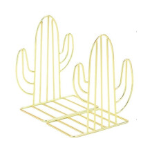 Stevige en moderne metalen boekensteunen in de vorm van een cactus - Decoratie voor thuis, slaapkamer, bibliotheek, kantoor,