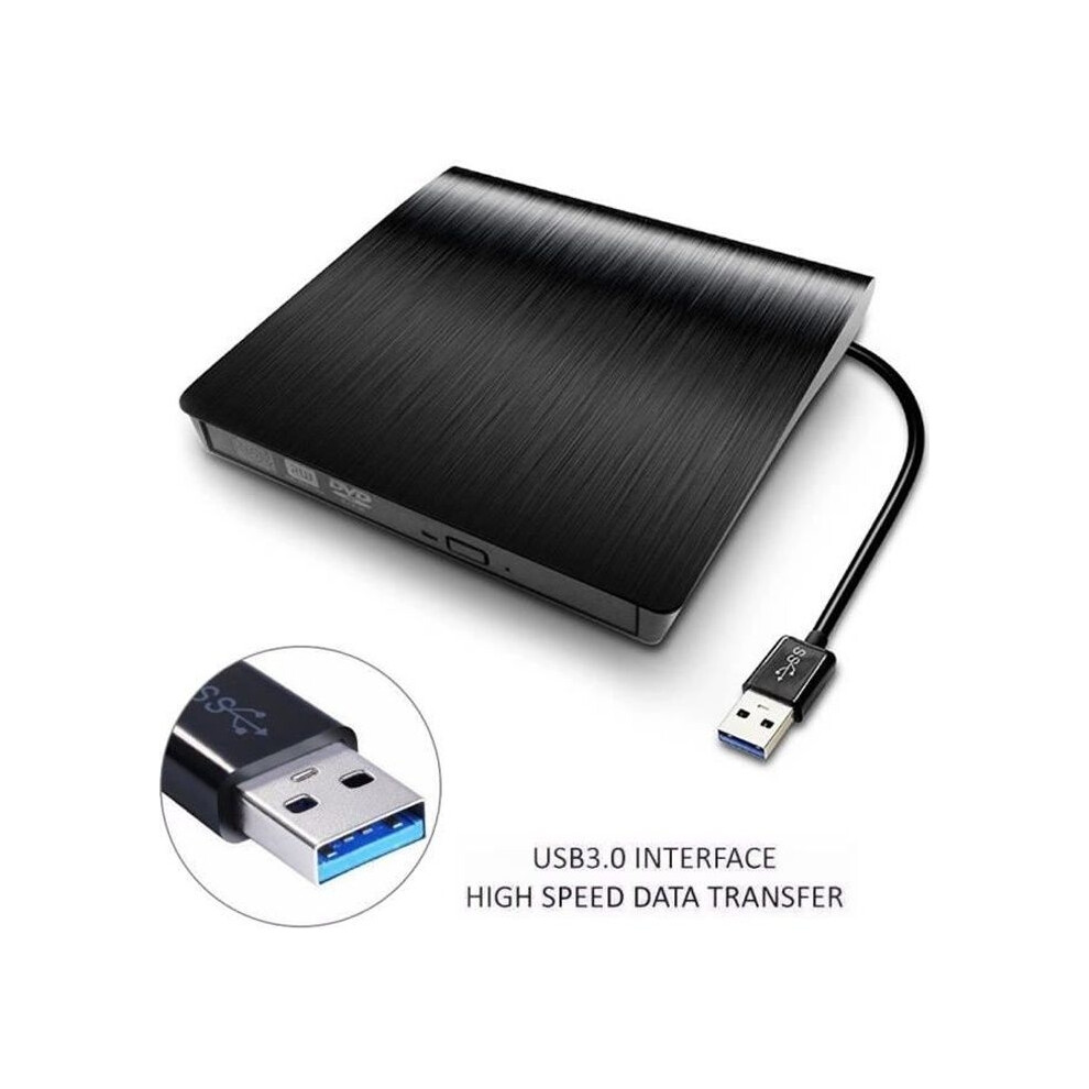 Slim Usb 3.0 External Dvd Rw Cd Burner/Dvd Writer/Reader For Laptop 9149891850545
