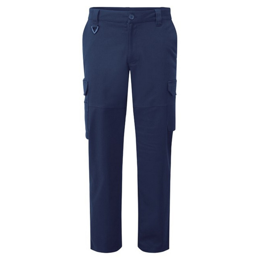 (42R, Navy) Premium Unisex Adult Stretch Work Cargo Trousers 5063574977814