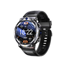 (black) Smartwatch Men Women Business 4G Video Calling WiFi GPS Waterproof Power Bank Bluetooth Smart Watch 8GB 128GB For Android IOS