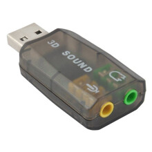 USB 2.0 Adapter - ZISONIX - 5.1 Channels - Supports 3D Sound