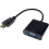 Μετατροπέας HDMI σε VGA με καλώδιο USB ήχου 1080p για υπολογιστή, μαύρο H026F0 1