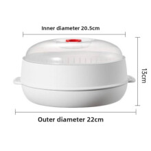 (Single)Food Grade Multifunctional Microwave Steamer Thickened Heating Box For Use Daily