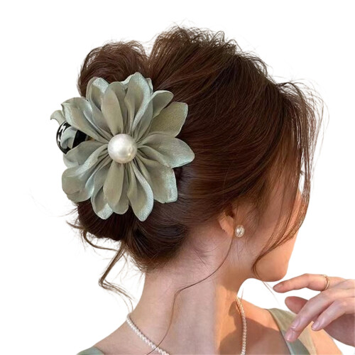 Épingle à cheveux en perles tendance, embellissement-Vert