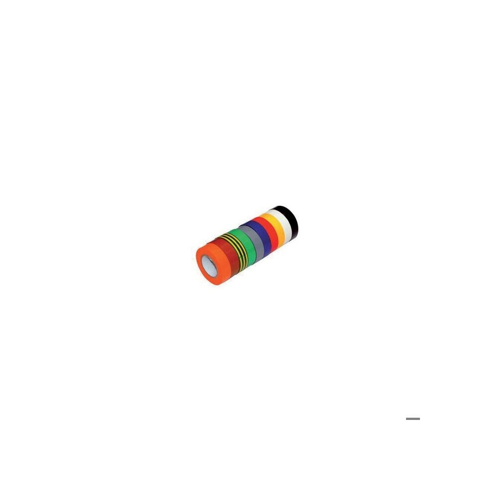 Adhesive Tape - Pvc - Assorted Insulating - 10 Colors - 15 Mm - 10 Meters 9149891837423