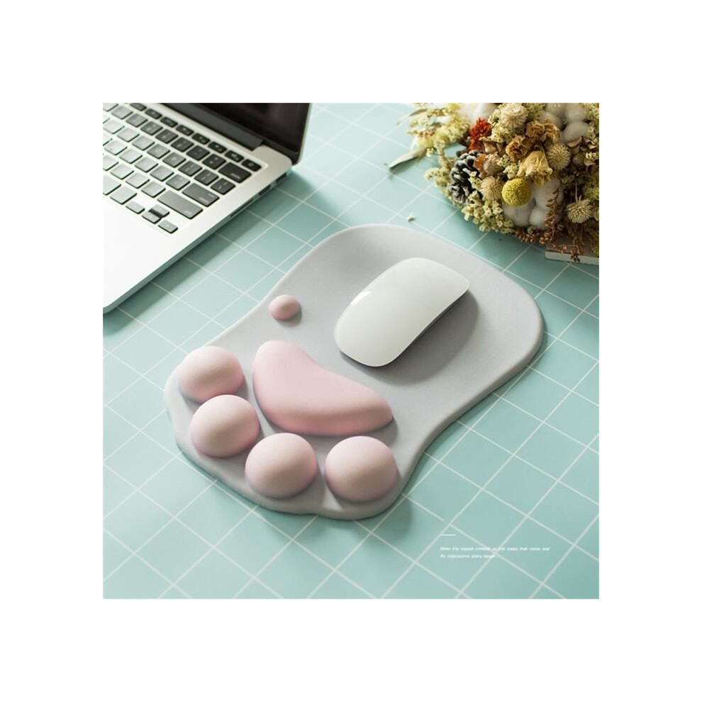 Tbest Cat Paw Mouse Pad, Cat Paw Mouse Pad, Touchscreen Computer Mouse Pad, Temperament Gray 9149891851030