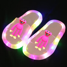 (Pink Poppy, 24/25(145MM))Zapatillas luminosas para niños Poppy Playtime unicornio mediano y pequeño