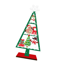 Kunsthandwerklicher Weihnachtsbaumschmuck aus Holz,-Stil 2