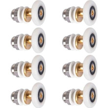 Roue de rechange Shrimp (lot de 8) pour porte de douche, diamètre 25 mm