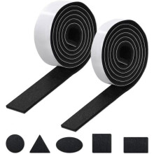 Selbstklebende Filzgleiter für Möbel, 2 Rollen, rutschfeste Filz-Stuhlgleiter (150 x 3 cm + 150 x 2 cm), zum Zuschneiden