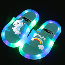 (Blue Unicorn,30/31(175MM))Zapatillas luminosas para niños Poppy Playtime unicornio mediano y pequeño