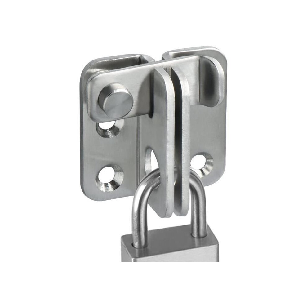 Door Latch, Sayayo Security Door Lock Padlock Hasp Door Lock Loop Hook Anti-Theft Lock F 9149891839304