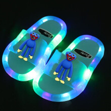 (Blue Poppy,34/35(195MM))Zapatillas luminosas para niños Poppy Playtime unicornio mediano y pequeño