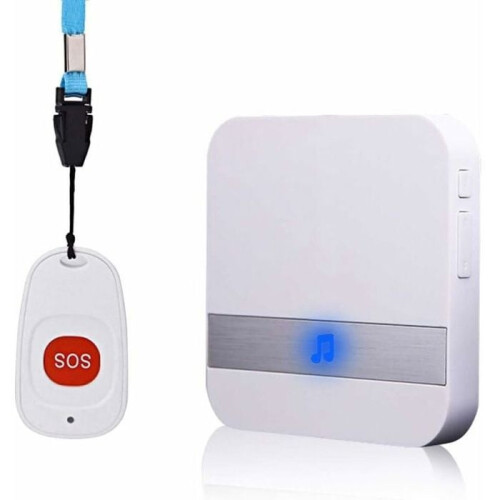 Personal Alarm - LARGEIGHT - Wireless Alarm System - Plug and Emergency Button - Indoor - Utility