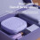 Mini Portable Washing Machine, Small Foldable Washing Machine with Drain Basket, Convenient 8L Washer 4