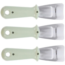 Eiskratzer aus Edelstahl, 3-teilig, Enteisungsmittel, Reinigungshelfer für Küche und Haushalt (grün)
