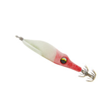 3D Artificial Fishing Squid Jig Lures with-red head white